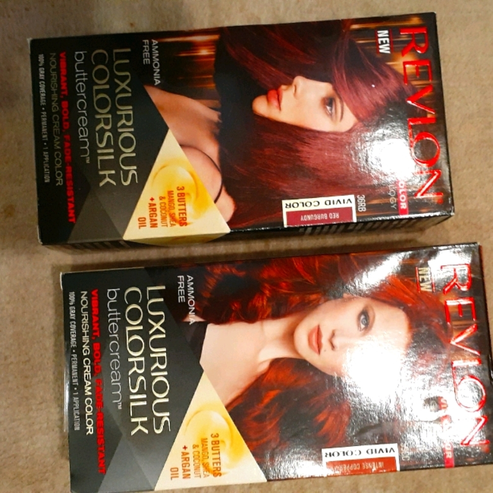 Lot of 2 Revlon vivid color hair cream color